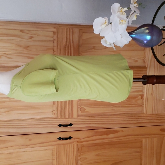 Lime Green Tee Shirt Size M - Picture 3 of 6